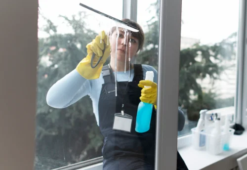 Nettoyage de vitres intérieures et extérieures à la Grave